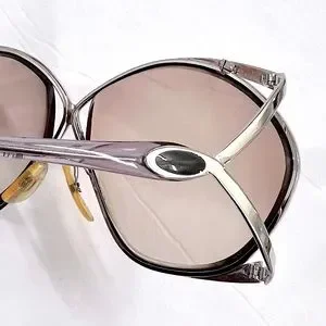 Vintage 70s-80s Oversized Expression Silver Large Butterfly Eyeglass Frames Vintage | Accessories | Vintage 7s80s Oversized Expression  main image 2